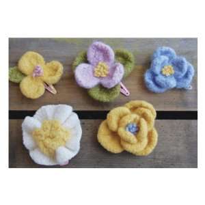  Pick Up Sticks! Knit Felting Patterns Doll Up Flowers 
