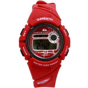 Quiksilver Windy Red Youth Boys Digital Watch Sports 