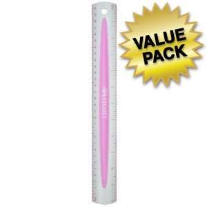 Value Pack of Westcott Soft Touch School Rulers With 