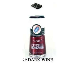  Nabi Magnetic Nail Polish   29 Dark Wine .5 oz.: Beauty