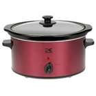 red crock pot scr151 r np 1 5 quart round slow cooker red