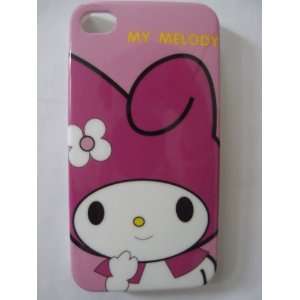  My Melody Pink Pink iPhone 4G 4S Back Case: Cell Phones 