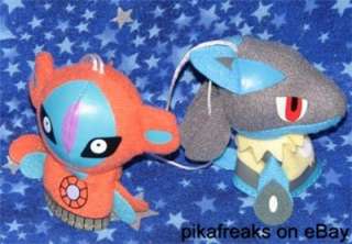   AND Lucario POKEMON Plush Finger Puppets NEW From Japan USA SELLER