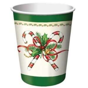  Spendid Tree Christmas 9oz Paper Cups 8 Per Pack: Kitchen 