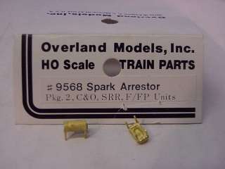   BRASS Overland Diesel Spark Arrestors,Raised,F/FP Units,etc. (2) #9568
