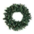   Pre Lit Natural Frasier Fir Artificial Christmas Wreath   Multi Lights