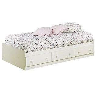 Summer Breeze Twin Mates Bed   Vanilla Cream  South Shore For the Home 