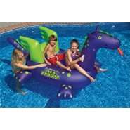 Swim Time Giant Sea Dragon Inflatable Swimming Pool Toy at 