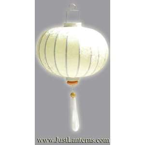  Ivory/White Vietnamese Silk Lantern: Home Improvement