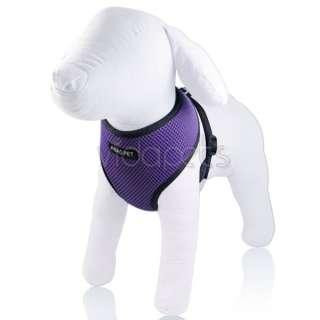   Purple GIRTH Mesh Dog Harness Vest Collar Small Medium Large S M L