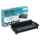 Brother PC401 Fax Thermal Print Cartridge Ribbon, Black