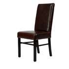 Leather Brown Side Chair  