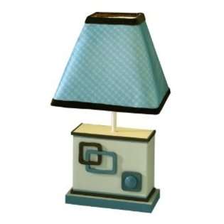   Lamp Base    Plus Baby Blue Lamp Shade, and Baby Blue White