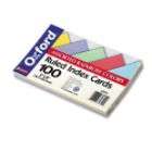 Oxford Ruled 5 x 8 Index Cards, Assorted Colors, 100/Pk