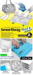Space Savers Storage Compression Bags for Travel Out 2P  