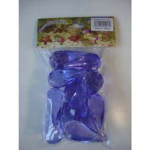 Purple  Acrylic Water Drop W/Fish Line Case Pack 48 