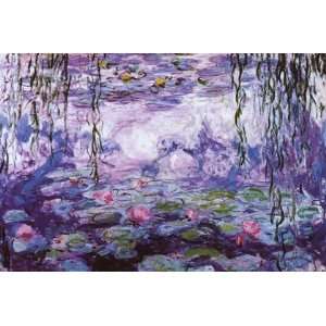  Nympheas by Claude Monet 36x24