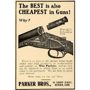   . Gun Firearms Rifle Meriden CT   Original Print Ad