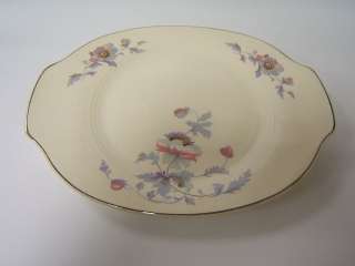 Bryn Mawr by Salem China 12 oval platter floral gold  