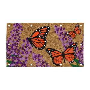  Butterflies EverOptics Coir Mat: Patio, Lawn & Garden