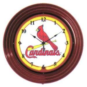  Imperial International St Louis Cardinals Neon Clock