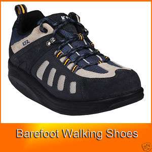 Fitness Walking Leather Men Blue sneaker Diet Shoes TW3  