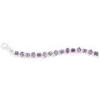 with oval cut amethyst this jewelry piece is highlighted with diamond 