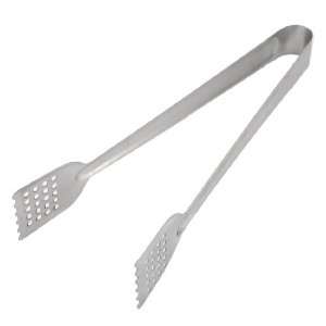   Stainless Steel Mesh Hole Head Bread Food Tong Clip