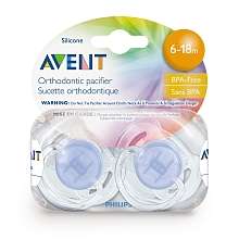 Philips AVENT BPA Free Translucent Pacifier   Toddler (6 18 Months 