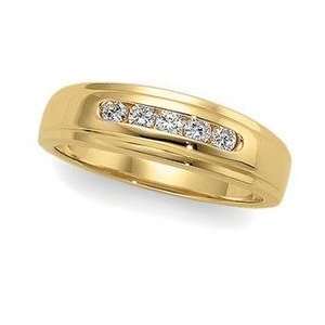  14K Yellow Gold Diamond Wedding Band Ring: Everything Else