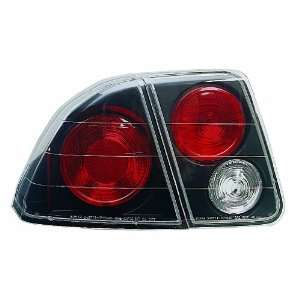   01 04 Honda Civic 4dr JDM Black Altezza Euro Tail Lights: Automotive