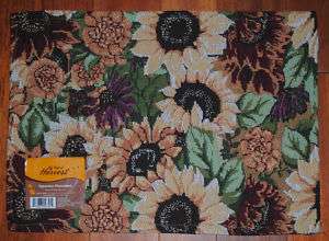Tapestry Placemat~Fall Sunflower~Harvest~Garden~NEW  