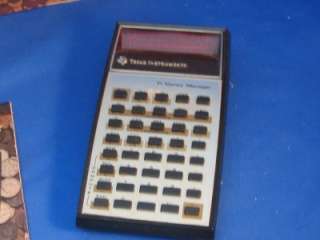 Vintage Texas Instruments TI Money manager Calculator  