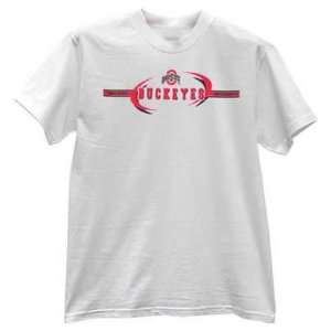  Ohio State Buckeyes White Trademark T shirt: Sports 