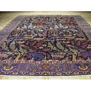 10 X 13 Tree of Life Design Handmade Hand knotted Persian Area Rug 
