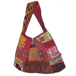   BANJARA SHOULDER BAG VINTAGE HANDBAGS COTTON TRIBAL GYPSY BAGS INDIAN