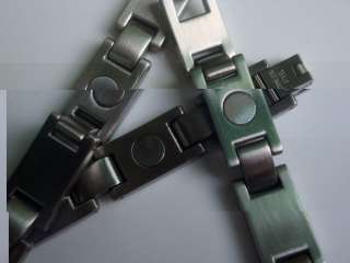 Montblanc mens stainless steel bracelet in defective F98  