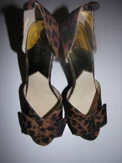 Michael Kors leopard print spike heels   size 8 1/2  