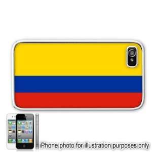 Colombia Colombian Flag Apple Iphone 4 4s Case Cover White 