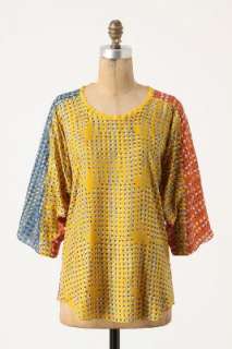 Anthropologie   Placed Pixels Blouse  