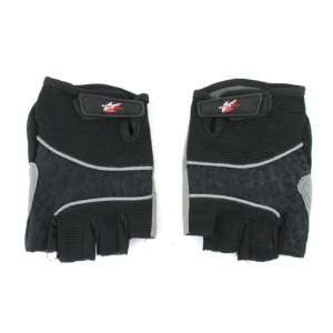 New Fingerless Carbon Motorcycle Sports Gloves Sz L 