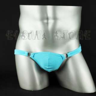 XY Men Low Waist Underwear Brief T Back w/ Plastic Ring  