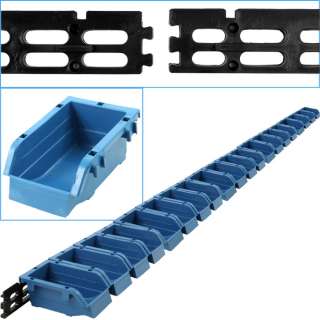   Mounted Parts Rack   20 Bins Stackable Nuts Bolts 844296084098  
