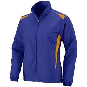 Augusta Sportswear Ladies Premier Jacket PURPLE/GOLD WXS  