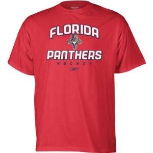    Florida Panthers  Red  Prima Italic T Shirt