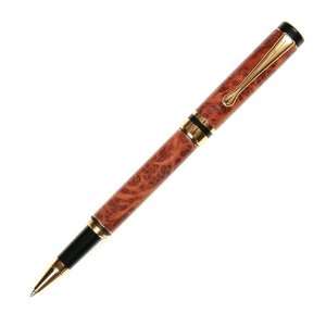   Rollerball Pen   24kt Gold   Redwood Lace Burl: Office Products