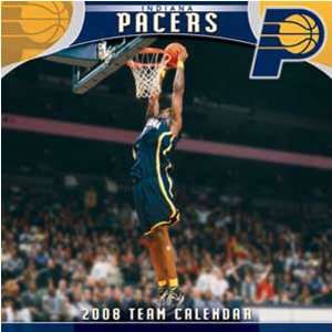   INDIANA PACERS 2008 NBA Monthly 12 X 12 WALL CALENDAR Sports