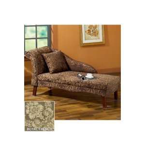    Bordeaux Elaine Chaise With Royal French Fabric: Home & Kitchen