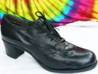 vtg 40s DR SCHOLLS lace up oxfords granny shoes  