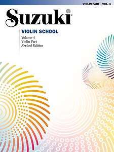 Suzuki Violin School Revised Edition Violin Part Book Volume 4